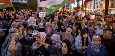 مظاهرة عربية ضد تصفية القضية الفلسطينية