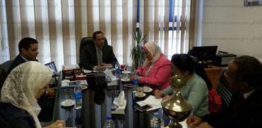 رئيس جامعة دمنهور يستقبل وفدا من المجلس القومى للمرأة