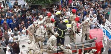 تشييع جثمان شهيد أحداث سيناء الإرهابية في جنازة عسكرية
