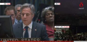 وزير الخارجية الأمريكي أنتوني بلينكن في جلسة أمام مجلس الأمن