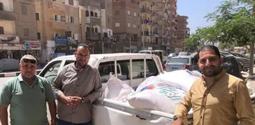 ضبط نصف طن دقيق بلدي مدعم قبل بيعه في السوق السوداء بمحافظة الفيوم