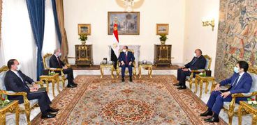 الرئيس السيسي يستقبل وزير خارجية الأردن
