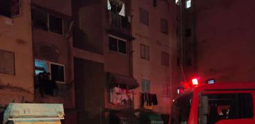 زوج يشعل النار في شقة الزوجية ببورسعيد 