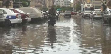 مياه الأمطار ببورسعيد