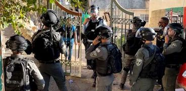 قوات الاحتلال الإسرائيلي في حي الشيخ جراح