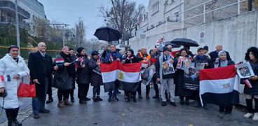 جانب من مشاركة المصريين في الانتخابات الرئاسية بالخارج