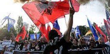 مظاهرات ألبانيا