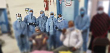 بهجة رمضان وإحتفلات مع مصابي "كورونا" بمستشفي السنطة المركزي