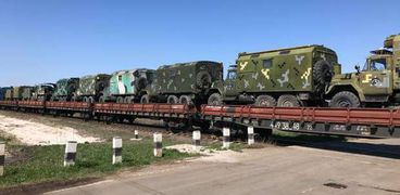 قطار عسكري أوكراني