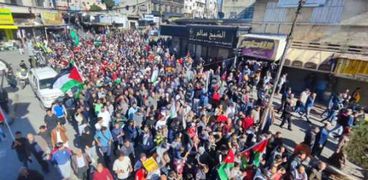 المسيرات الحاشدة في الأردن