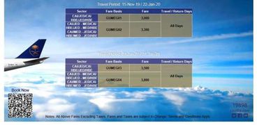 قائمة اسعار تذاكر موسم العمرة