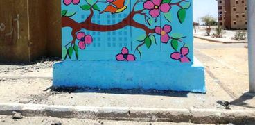 حملة تجميل بشوارع حي الكوثر بسوهاج
