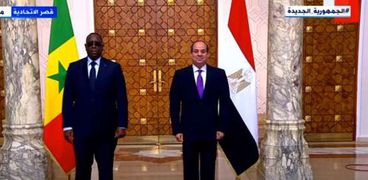 الرئيس السيسي ونظيره السنغالي