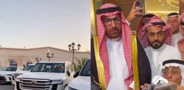 قبيلة سعودية تهدي 6 سيارات فاخرة