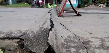 آثار زلزال الفلبين-صورة أرشيفية