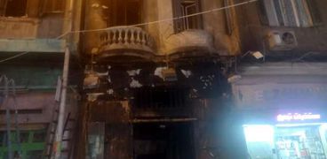عقار حريق محرم بك في الإسكندرية