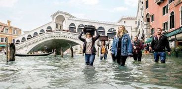 فيضانات في مدينة البندقية
