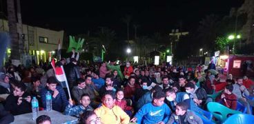جماهير في كفر الشيخ تنتظر بدء المباراة