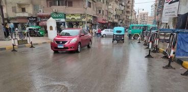 سقوط أمطار غزيرة على المحافظات مع نوة الحسوم