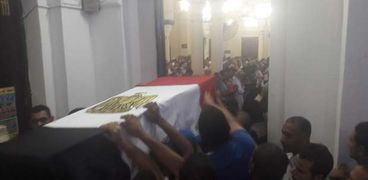 جنازة الشهيد الملازم أول أحمد حافظ شوشة