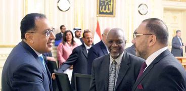 مصطفى مدبولى رئيس مجلس الوزراء خلال لقاء روؤساء البورصات العربية