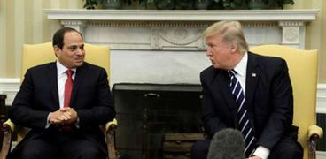 الرئيس عبدالفتاح السيسي خلال لقاء سابق بنظيره الأمريكي