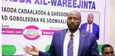 وزير العدالة بولاية جنوب غربي الصومال حسن إبراهيم