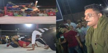 بالصور| موجة من الجدل بعد انتشار «المصارعة الحرة» في مصر