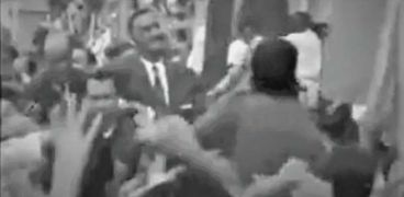 زيارة الزعيم جمال عبد الناصر للمنصورة 7 مايو 1960