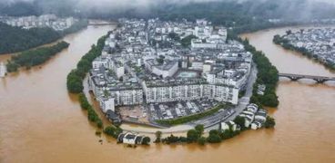 فيضانات سابقة فى الصين