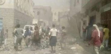 انفجار مخزن للسلاح فى اليمن