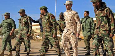 عناصر من الجيش الليبى