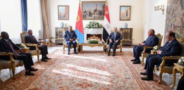الرئيس السيسي خلال لقاءه رئيس إريتريا