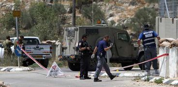 الشرطة الإسرائيلية تطوق مكان الحادث