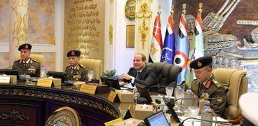 الرئيس السيسي يشهد اختبارات الكليات العسكرية