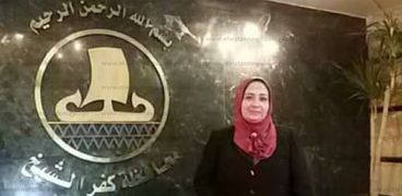 لمهندسة مها عبيد رئيس فرع هيئة الابنية التعليمية بكفر الشيخ
