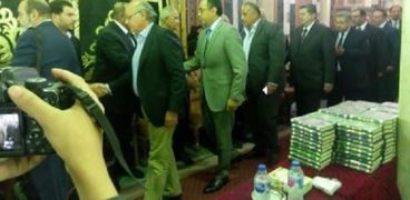 عزاء طارق كامل وزير الاتصالات الأسبق