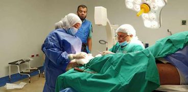 عملية جراحية بمستشفى النجيلة
