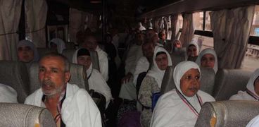 حجاج مصريون اثناء سفرهم للحج  "أرشيفية"