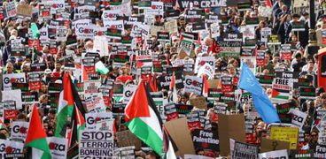 مسيرة لدعم فلسطين