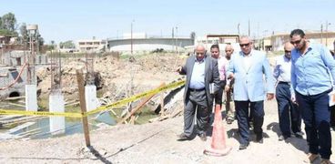 محافظ الشرقية يتابع مشروع إحلال و تجديد وتوسعات محطة مياه العباسة