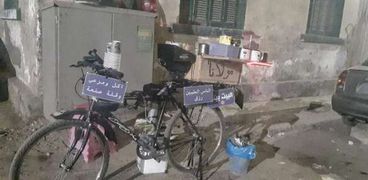 دراجة حسن لبيع القهوة