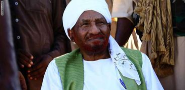 رئيس حزب "الأمة القومي" السوداني-الصادق المهدي-صورة أرشيفية