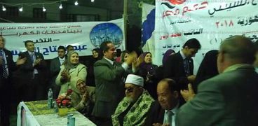 منسق ائتلاف دعم مصر في مؤتمر جماهيري لدعم السيسي في دمياط : صوت المواطن هو شرفه وكرام