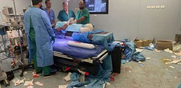آثار الدمار في مستشفيات قطاع غزة