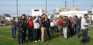 إضراب العاملين بـ"نستلة" قليوب