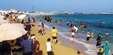 شواطئ الإسكندرية- صورة أرشيفية