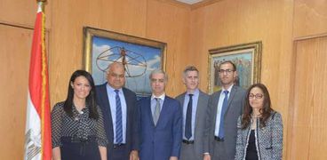 جانب من استقبال رانيا المشاط وزيرة السياحة لبعثة صندوق النقد الدولي