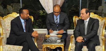 السيسي ورئيس الوزراء الإثيوبي