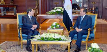 الرئيس القبرصي خلال زيارة سابقة إلى مصر ولقاء مع الرئيس السيسي